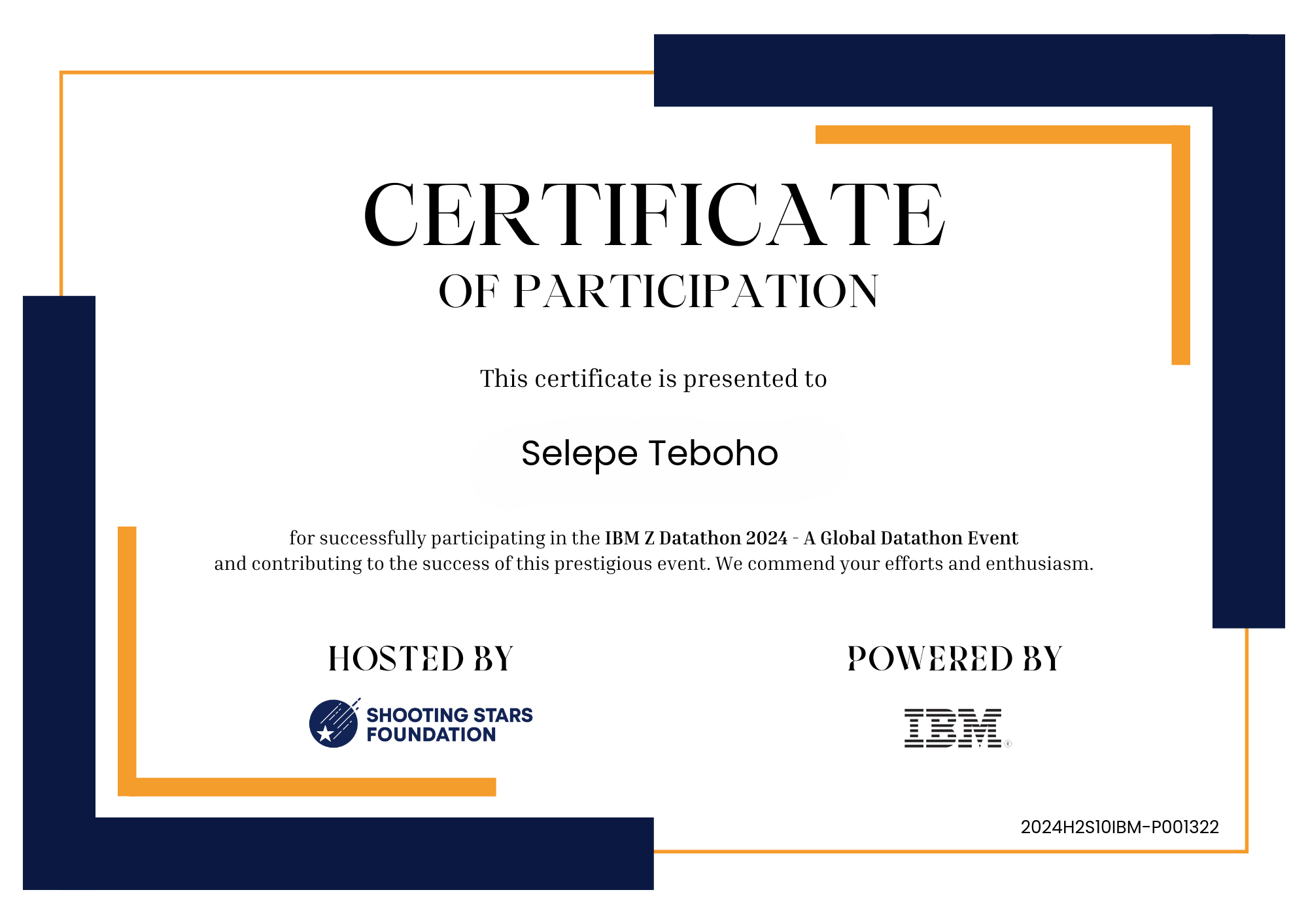 IBM Certificate 1